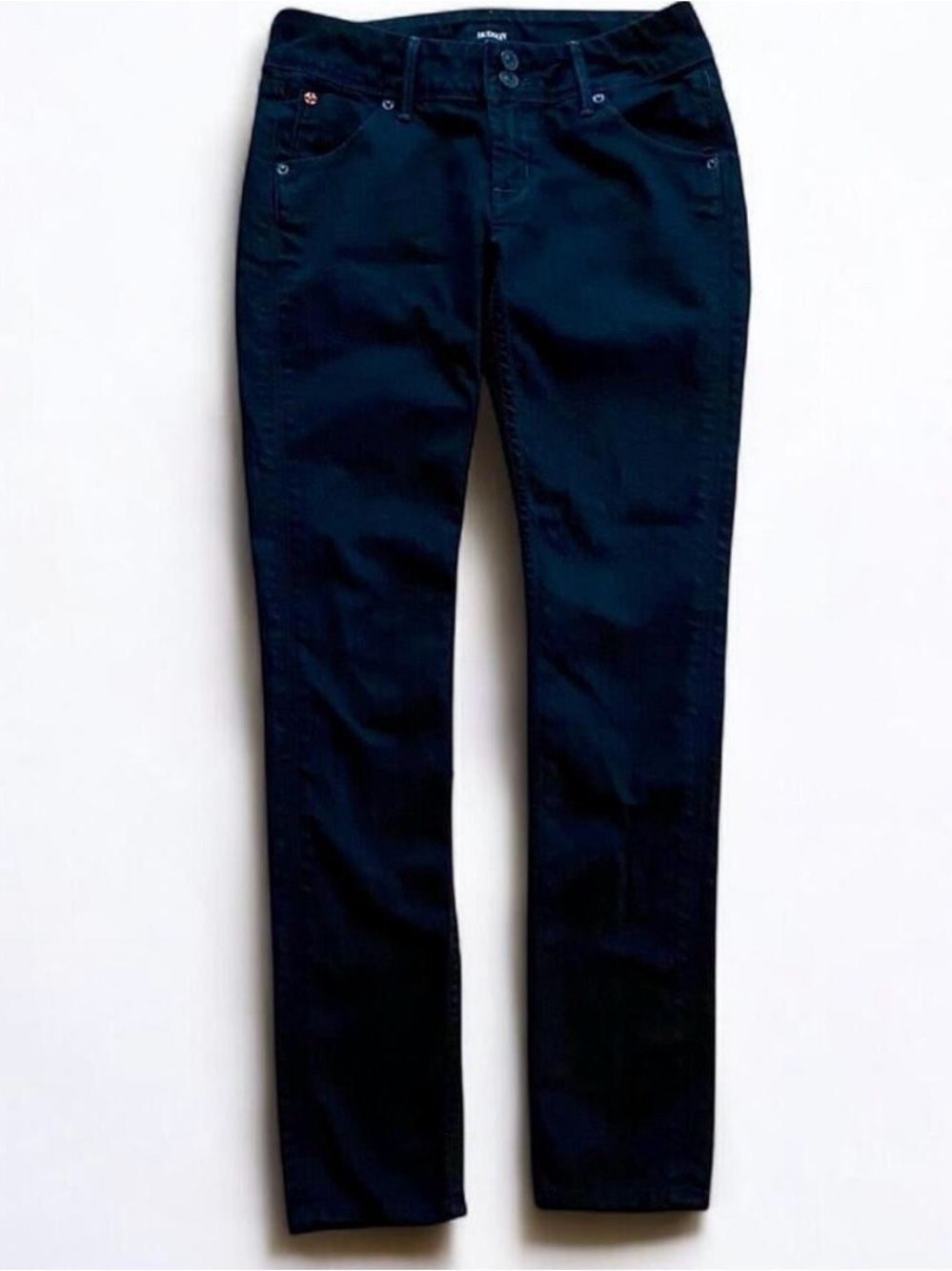 Hudson Collin Flap Skinny Jean Black Womens 25